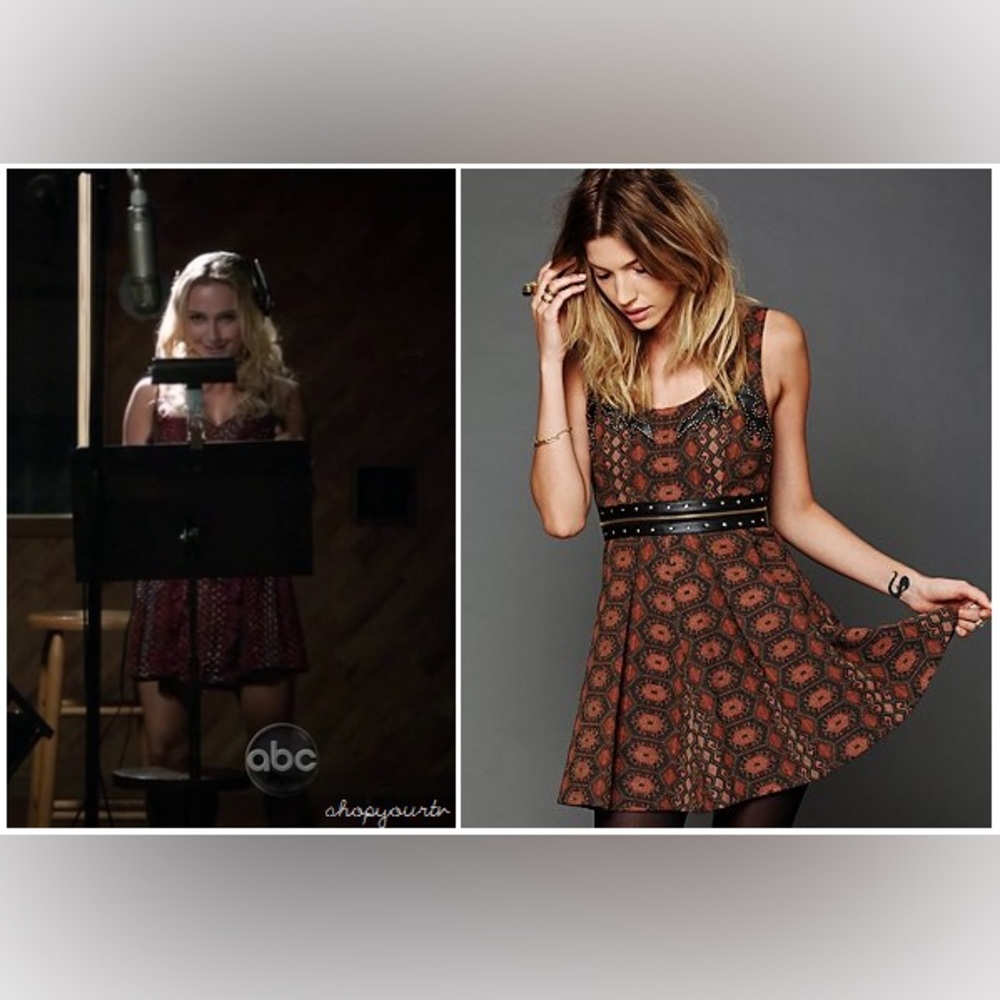 Vintage Free People Tapestry Dress